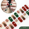 2026 New Christmas Gel Nail Sticker Lighting Harden Semi-Curing Nail Sticker