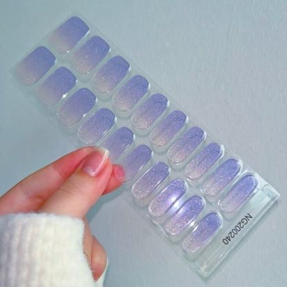 Semicured UV gel nail sticker kit Dream Sky