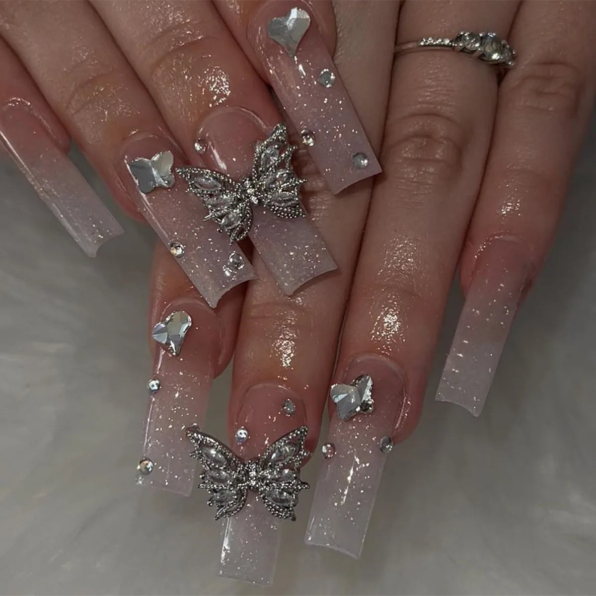 French Design Wearable Fake Nails