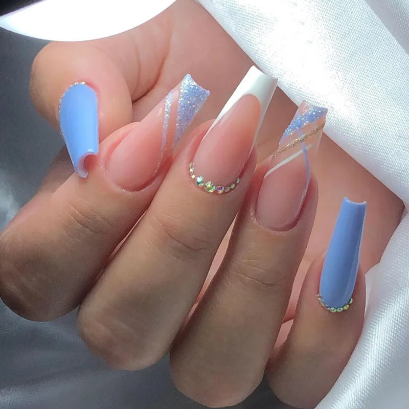 French Design Wearable Fake Nails