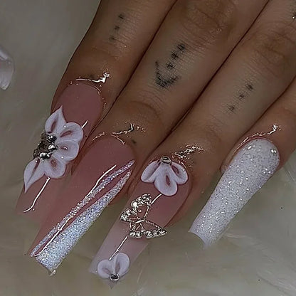 French Design Wearable Fake Nails