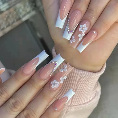 French Design Wearable Fake Nails