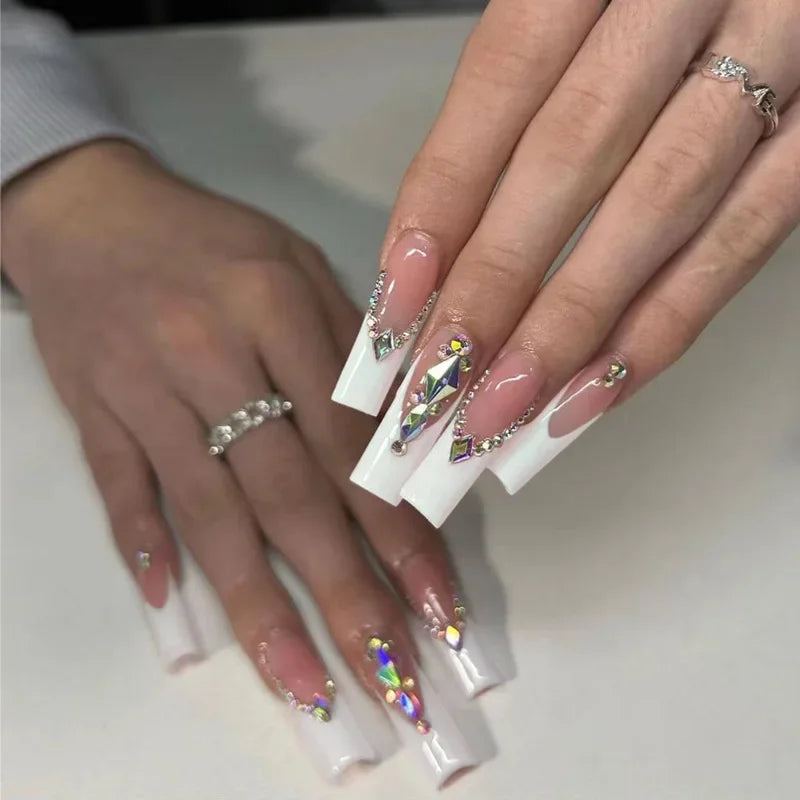 French Design Wearable Fake Nails