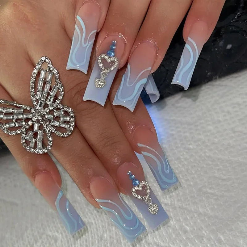 French Design Wearable Fake Nails