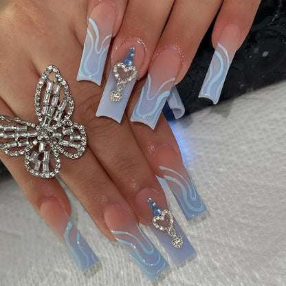 French Design Wearable Fake Nails