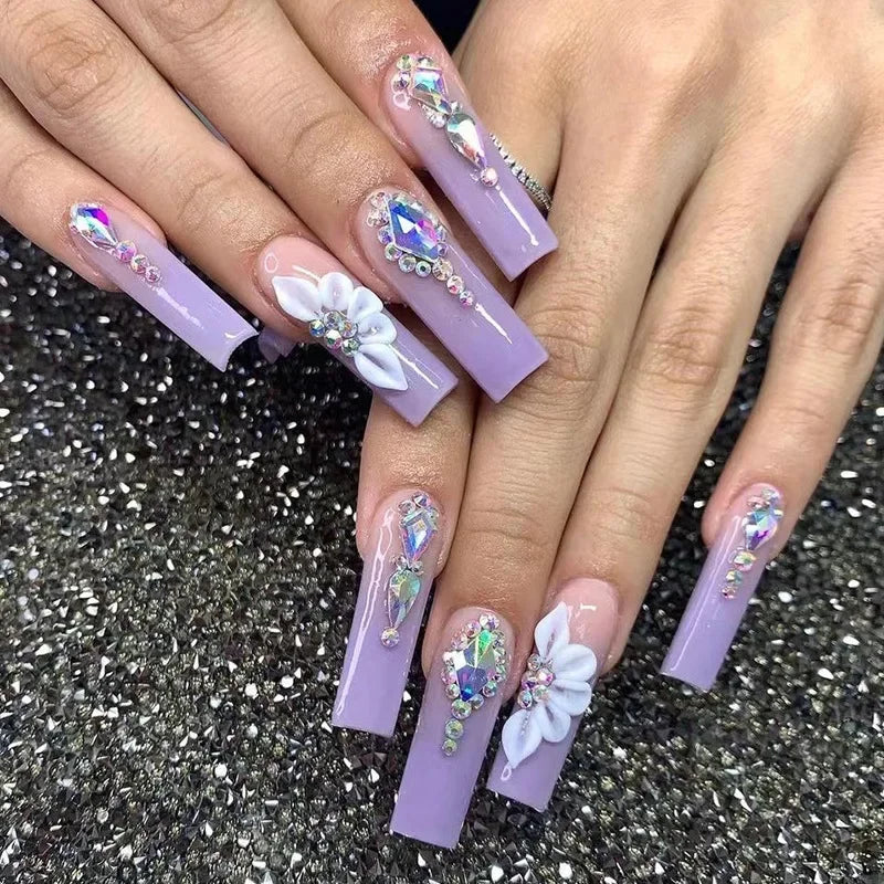 French Design Wearable Fake Nails