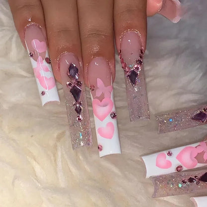 French Design Wearable Fake Nails