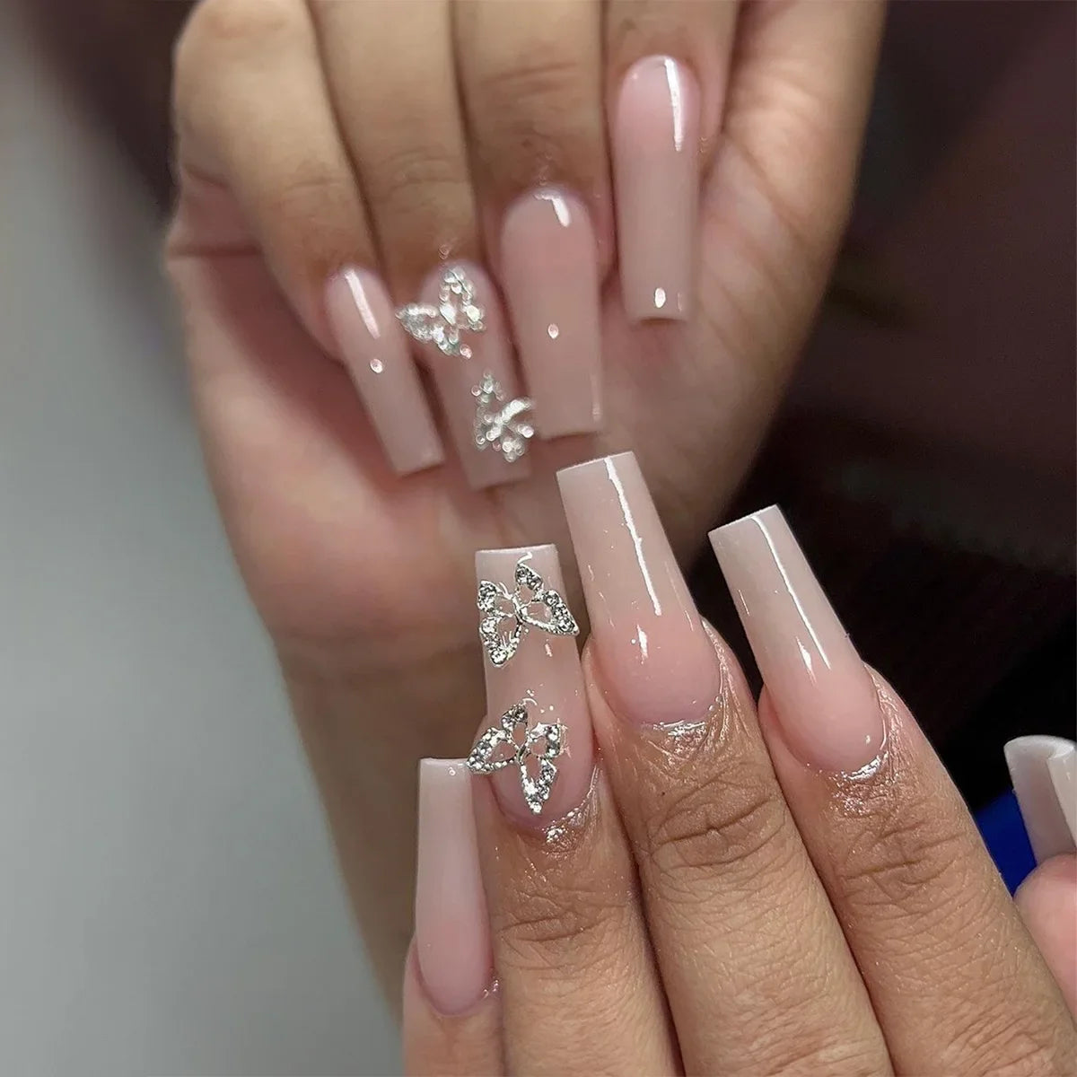 French Design Wearable Fake Nails