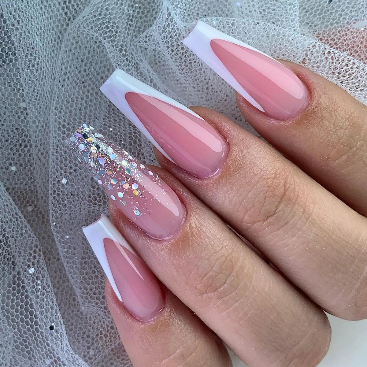 French Design Wearable Fake Nails