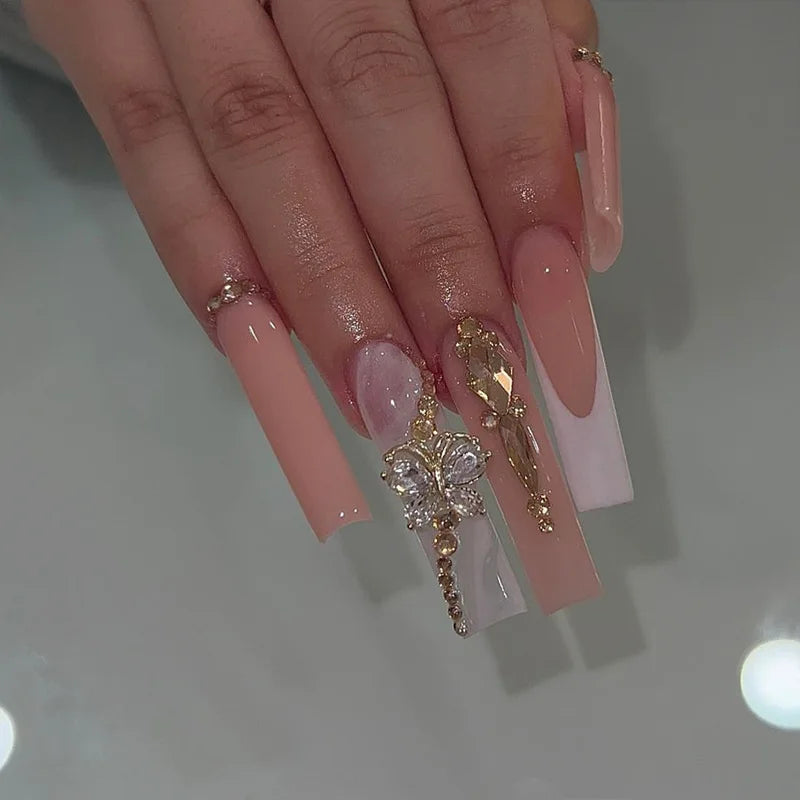 French Design Wearable Fake Nails