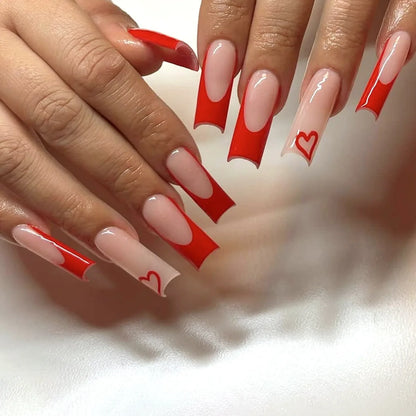 French Design Wearable Fake Nails