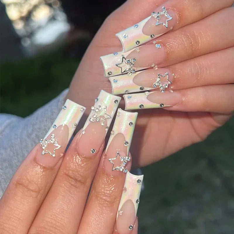 French Design Wearable Fake Nails