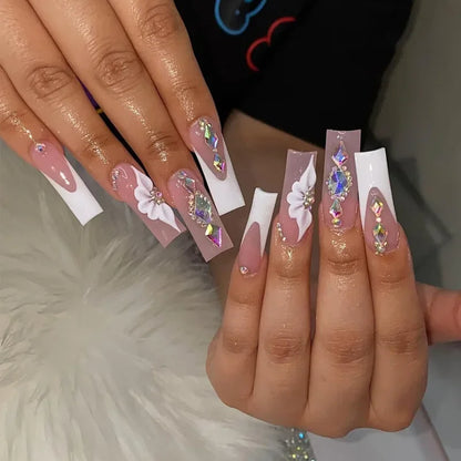 French Design Wearable Fake Nails