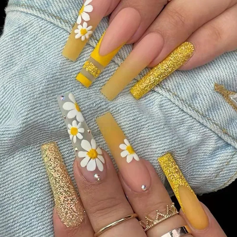 French Design Wearable Fake Nails