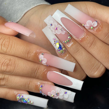 French Design Wearable Fake Nails