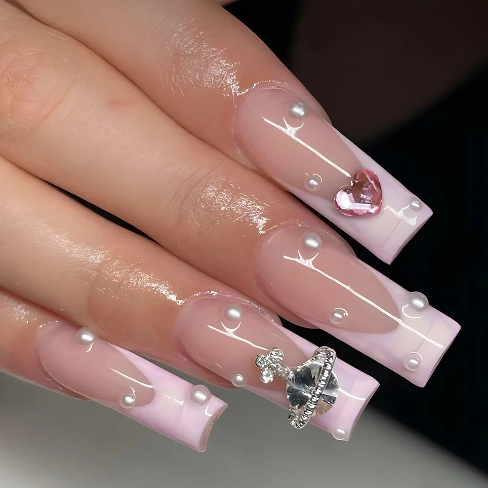 French Design Wearable Fake Nails