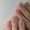 24pcs Short Round False Nails
