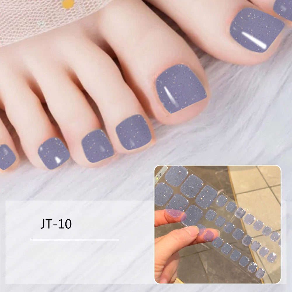 Pedicure Gel Nail Strips JT-10