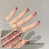 Semi-cured gel uv strips short nails 50DT