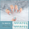 Bronzing butterfly no-bake nail sticker