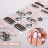 Christmas gel UV semi-cured nail sticker