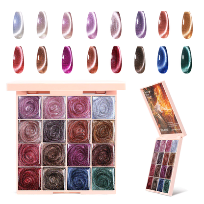 16 Colors Solid Nail Gel Set9