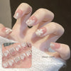 Semi-cured gel uv strips short nails 10DT