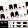 Pumpkin UV semi-cured gel manicure sticker