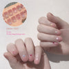 Semi-cured gel uv strips short nails