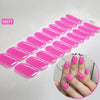 Semicured UV gel nail sticker kit