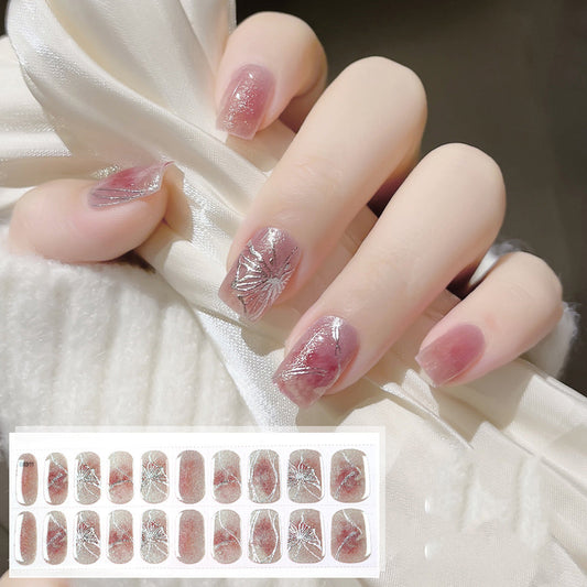 Semicured UV gel nail sticker kit ES-311