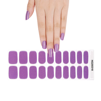 Semicured UV gel nail sticker kit NG200318