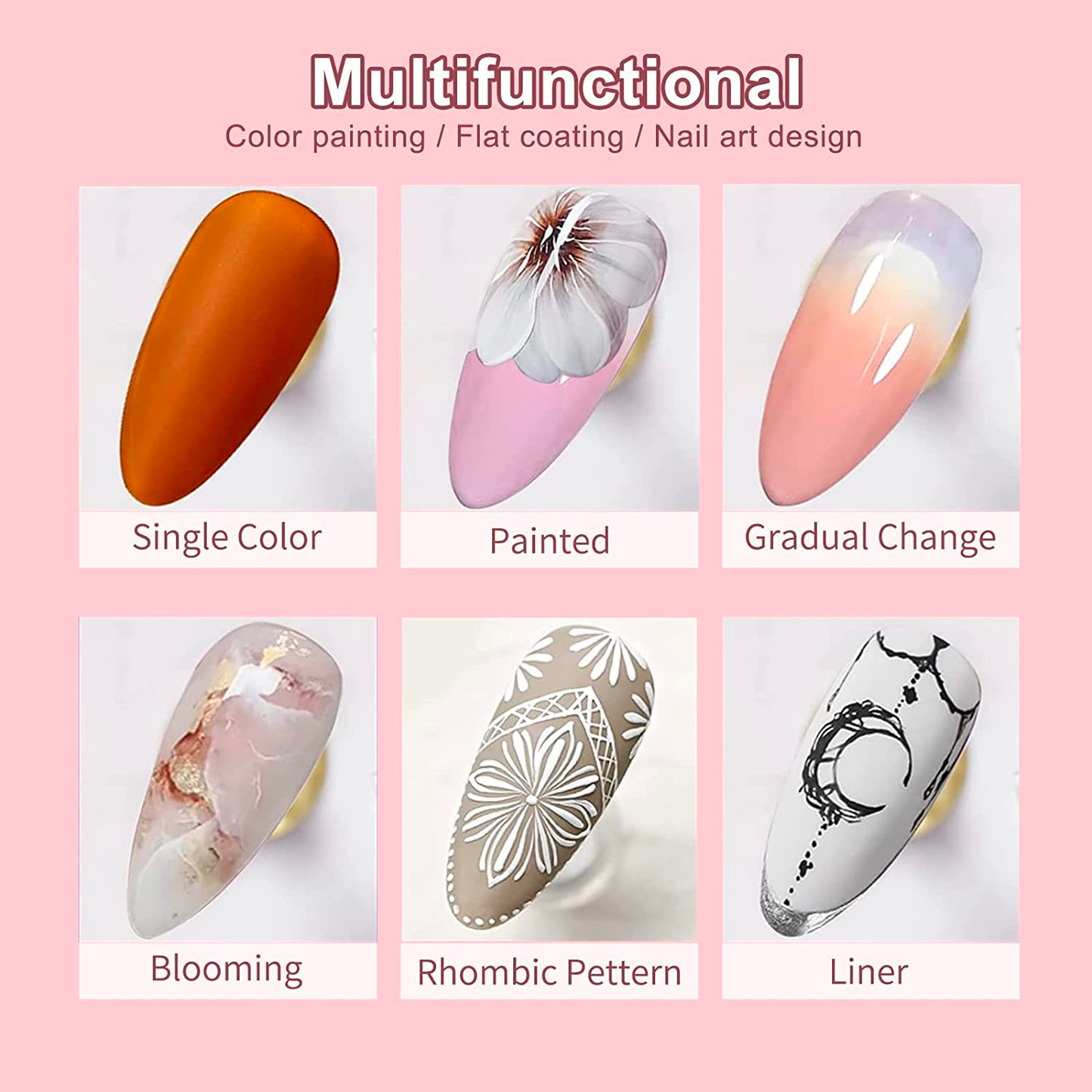 16 Colors Solid Nail Gel Set4