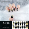 UV gel manicure sticker semi-curing