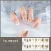 Bronzing butterfly no-bake nail sticker