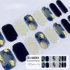 UV semicured nail stickers