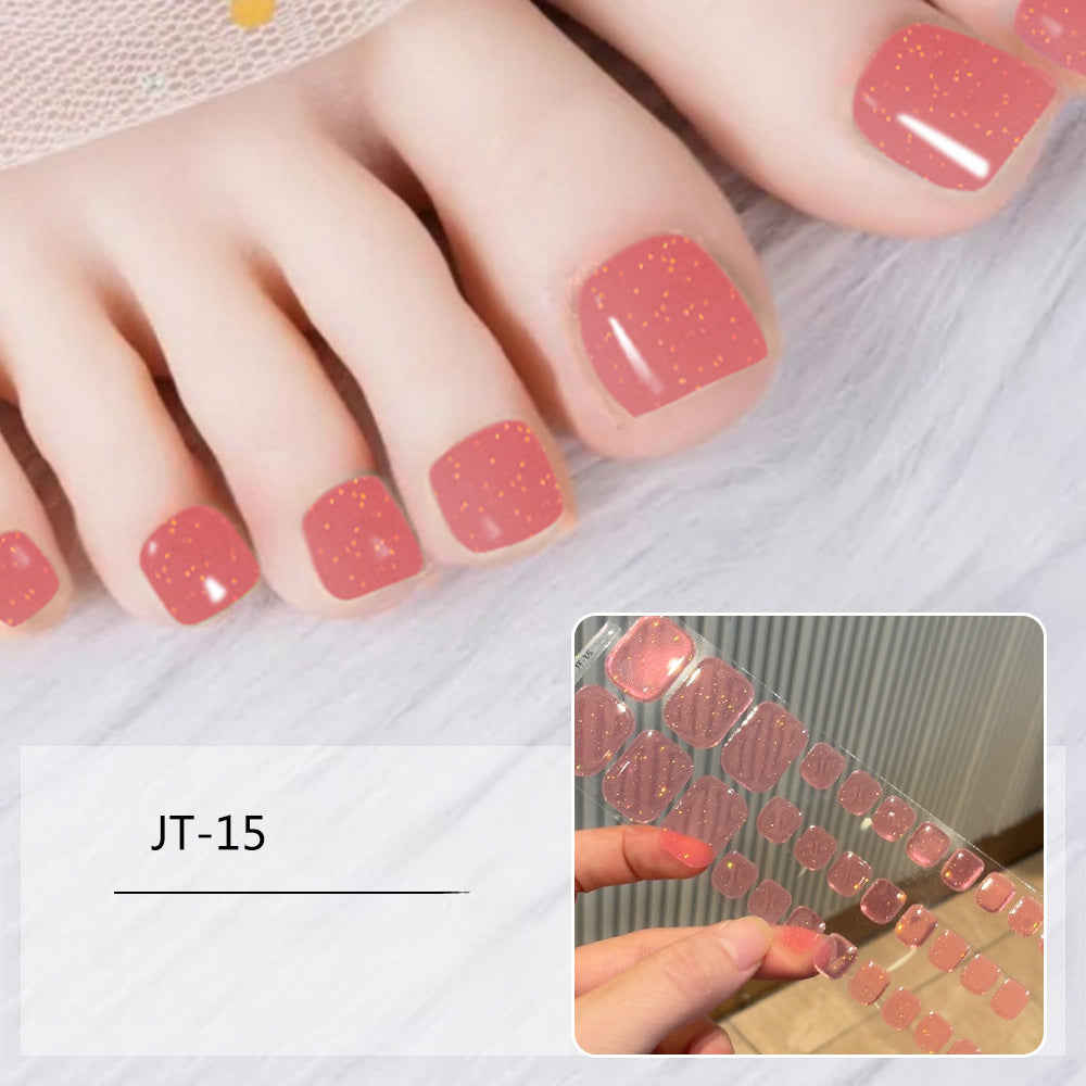 Pedicure Gel Nail Strips JT-15