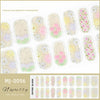 Pumpkin UV semi-cured gel manicure sticker