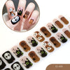 2026 New Christmas Gel Nail Sticker Lighting Harden Semi-Curing Nail Sticker