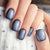 Press on nail Dark gray element