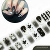 2026 New Christmas Gel Nail Sticker Lighting Harden Semi-Curing Nail Sticker