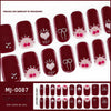 Pumpkin UV semi-cured gel manicure sticker