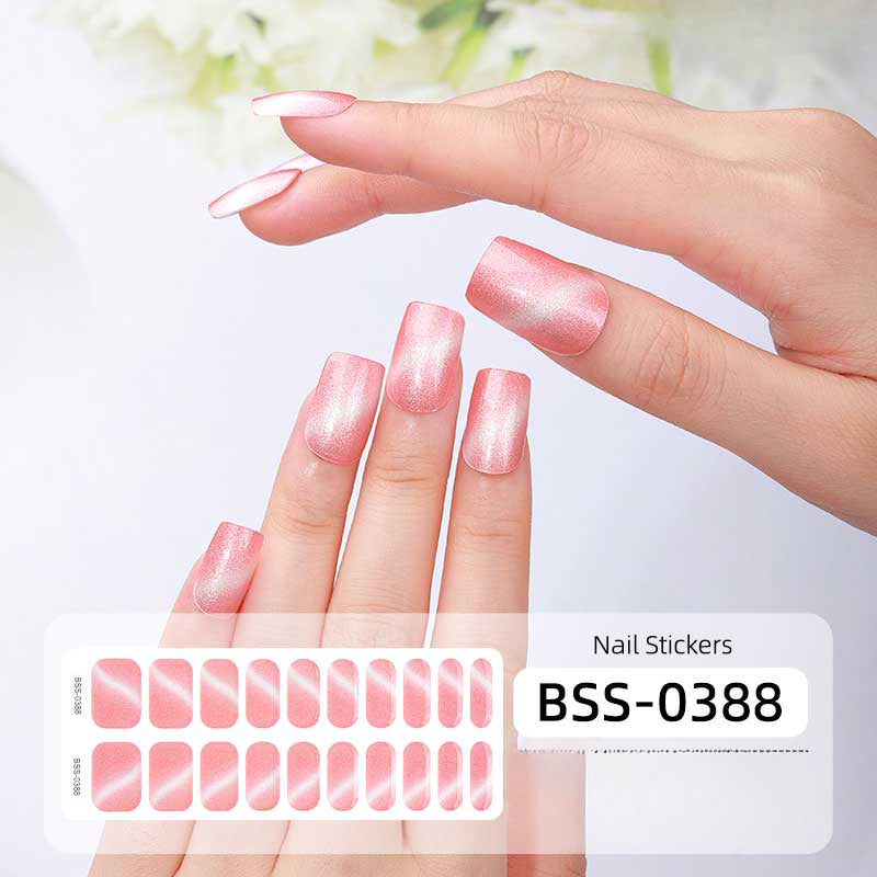 Semicured UV gel nail sticker kit BSS-0388