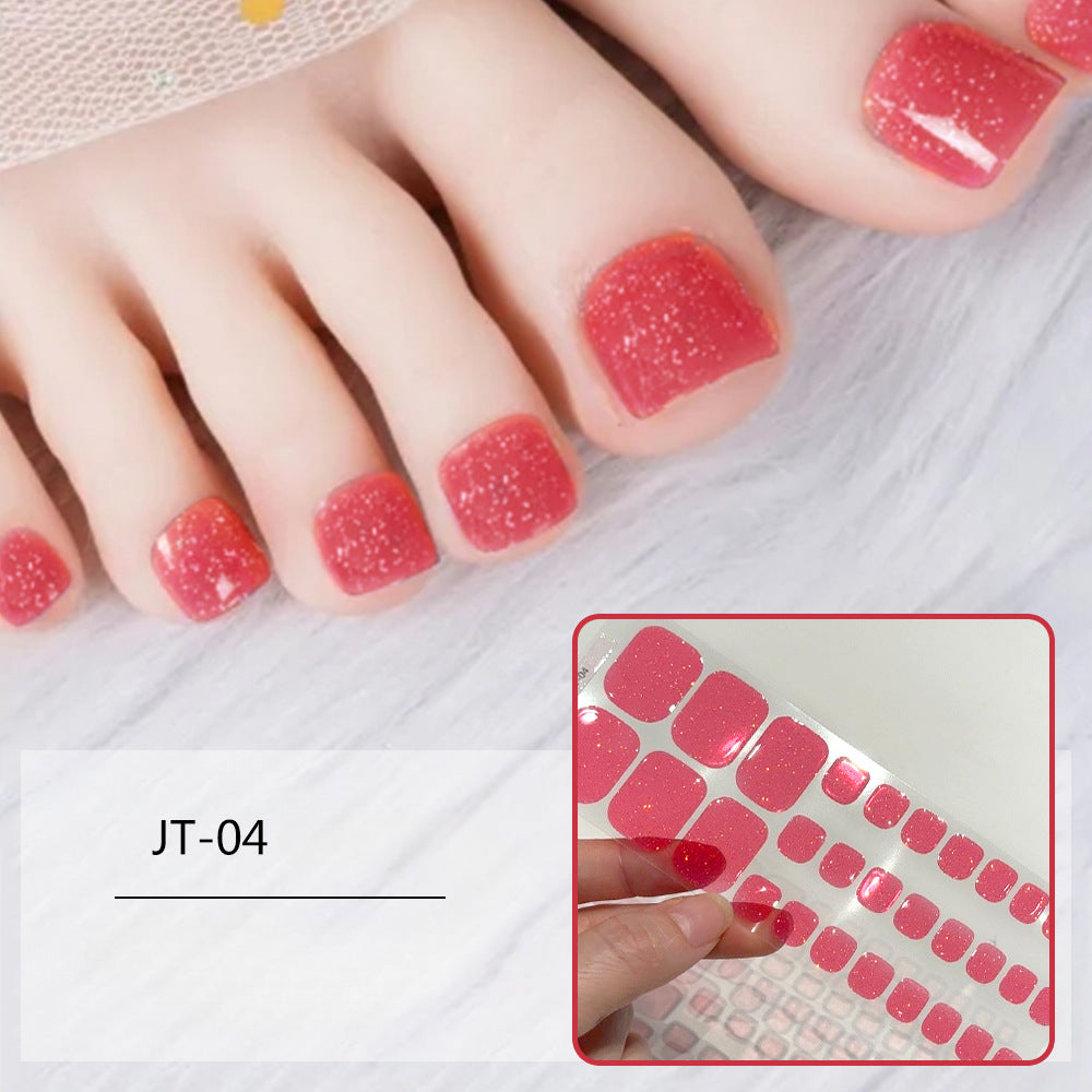 Pedicure Gel Nail Strips JT-04