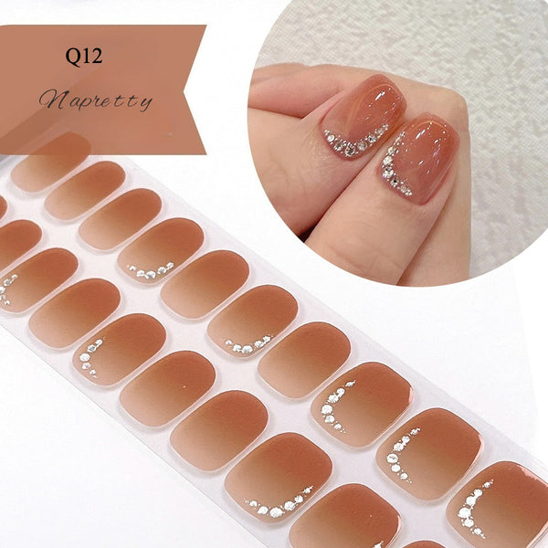 UV Free 5D Gel Nail Art Sticker Q39