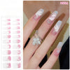 Semicured UV gel nail sticker kit