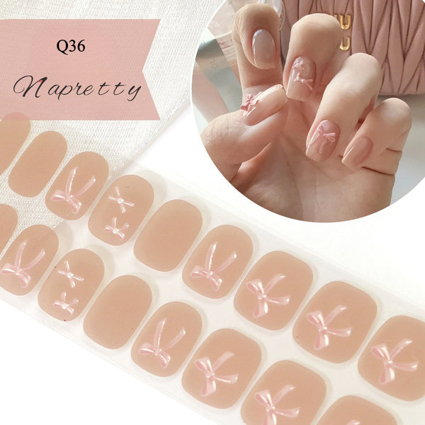 UV Free 5D Gel Nail Art Sticker Q39