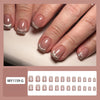 Bare powder silver foil crushed diamond French