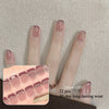 Semi-cured gel uv strips short nails 15DT