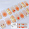 UV semicured nail stickers